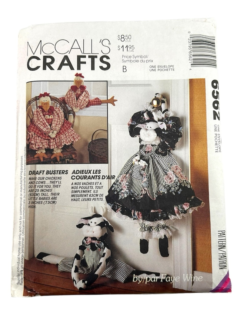 🪡 McCall’s Crafts 6562 - Draft Busters Sewing Pattern
